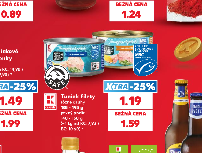 Tuniak filety