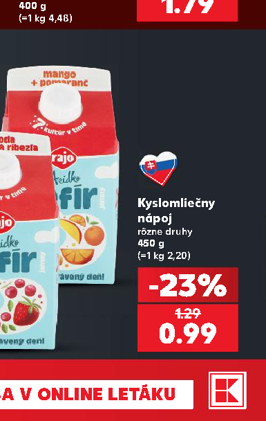 Kyslomliečny nápoj