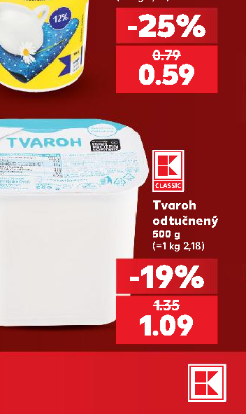 Tvaroh odtučnený