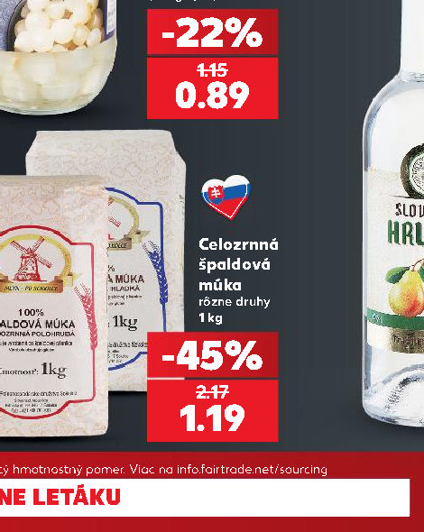Celozrnná špaldová múka