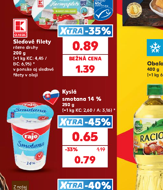 Kyslá smotana 14 %