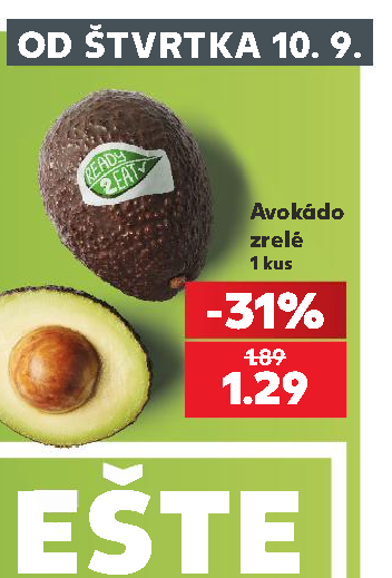 Avokádo zrelé 1 kus
