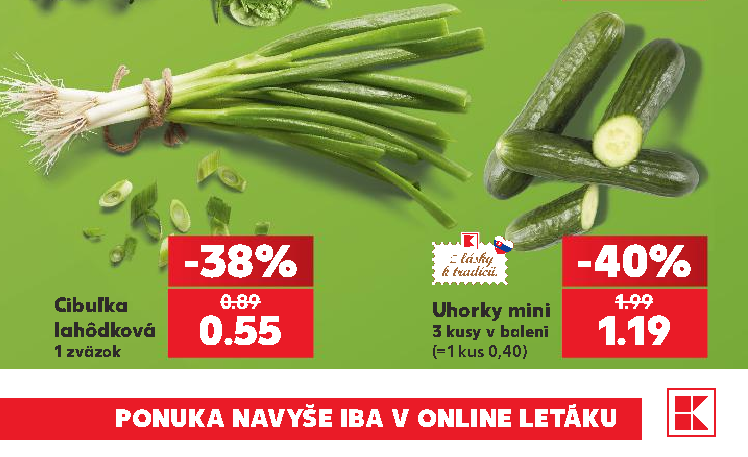 Uhorky mini 3 kusy v balení