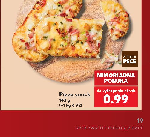 Pizza snack