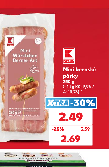 Mini bernské párky