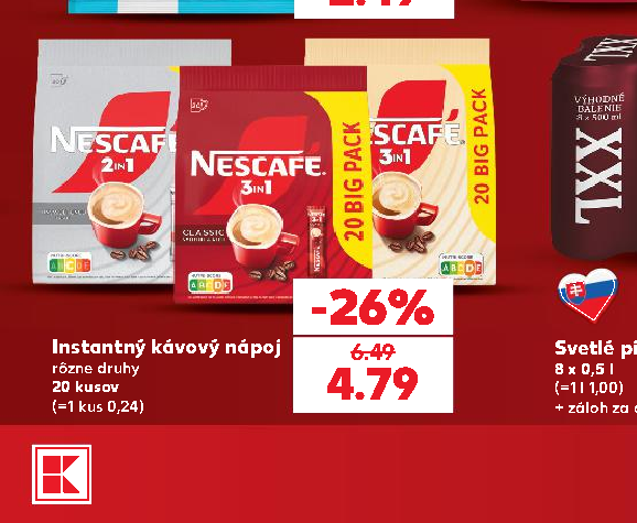 Instantný kávový nápoj