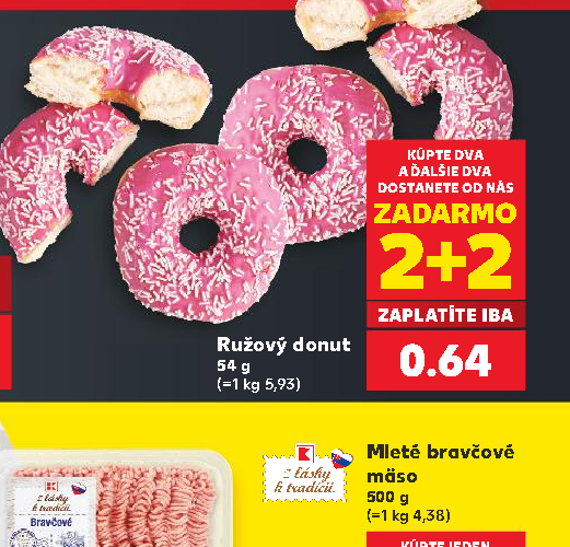 Ružový donut