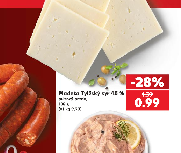 Madeta Tylžský syr 45 %