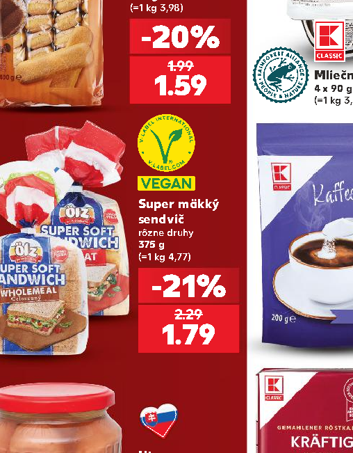 Super mäkký sendvič