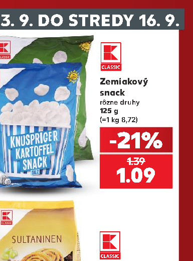 Zemiakový snack