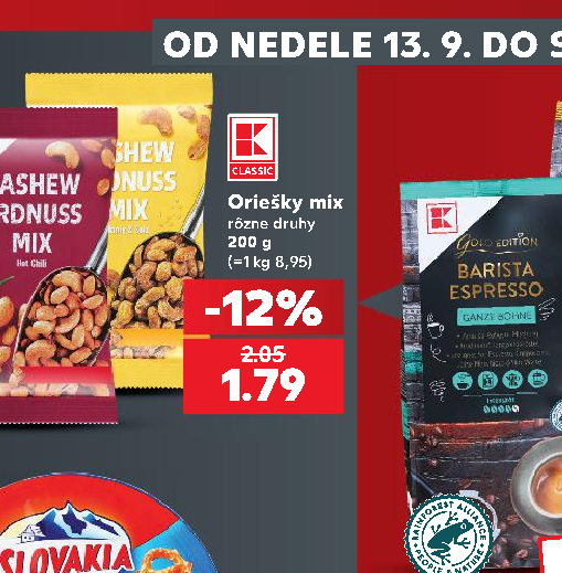 Oriešky mix