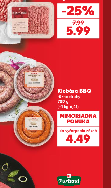 Klobása BBQ
