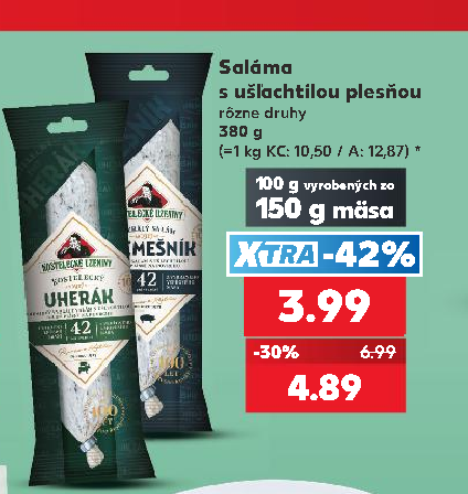 Saláma s ušľachtilou plesňou