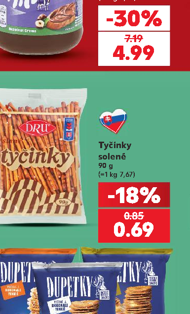 Tyčinky solené