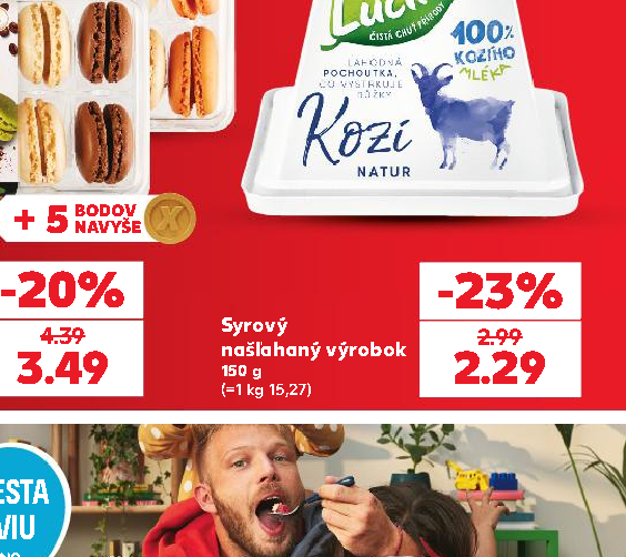 Syrový našľahaný výrobok