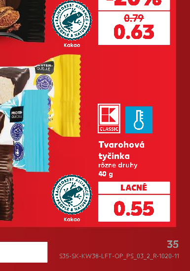 Tvarohová tyčinka