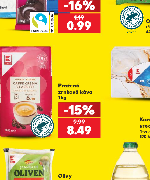 Pražená zrnková káva