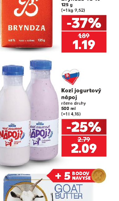 Kozí jogurtový nápoj