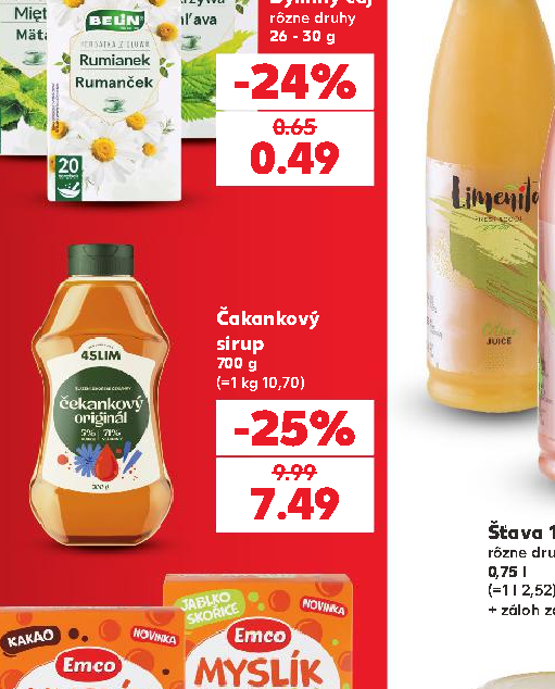 Čakankový sirup
