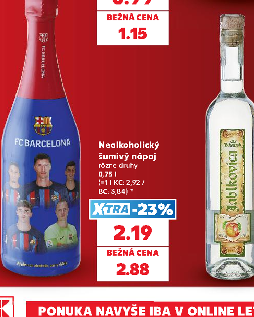 Nealkoholický šumivý nápoj
