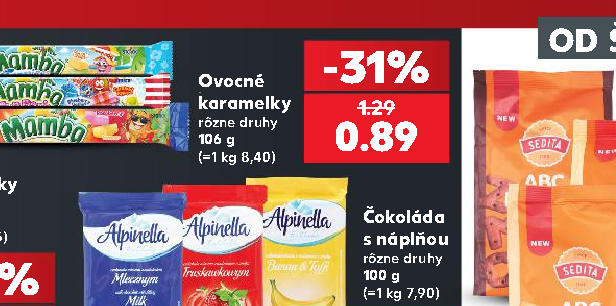 Ovocné karamelky