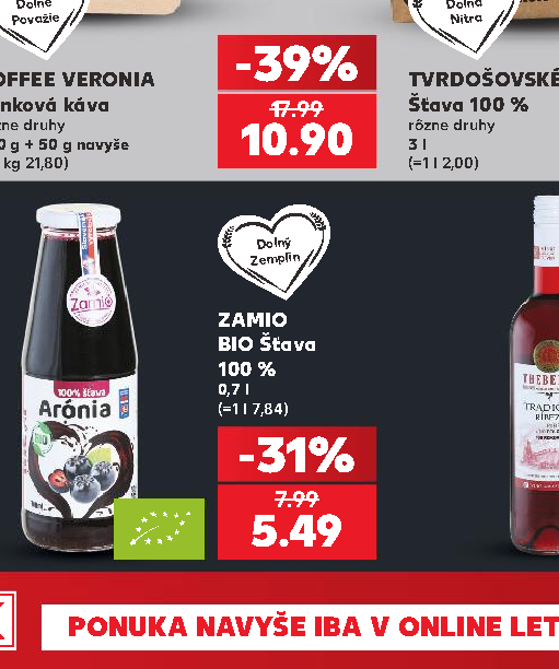 ZAMIO BIO Šťava