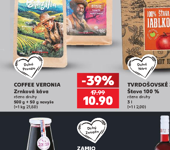 COFFEE VERONIA Zrnková káva