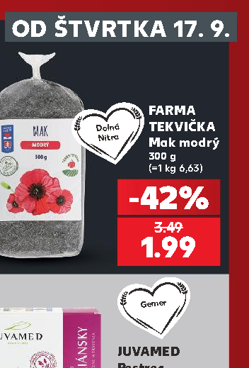 FARMA TEKVIČKA Mak modrý