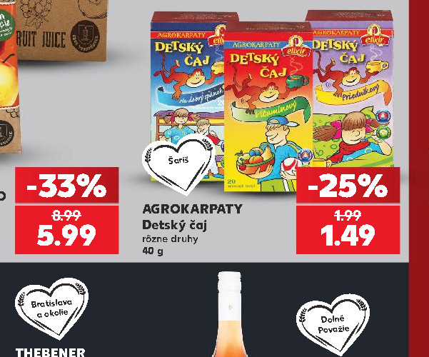 AGROKARPATY Detský čaj