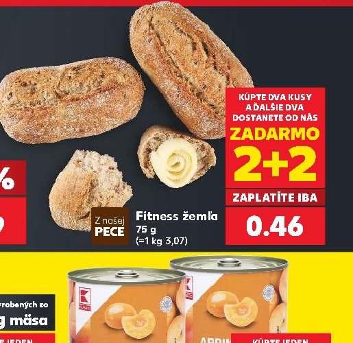 Fitness žemľa PECE 75 g