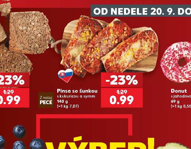 Pinsa so šunkou