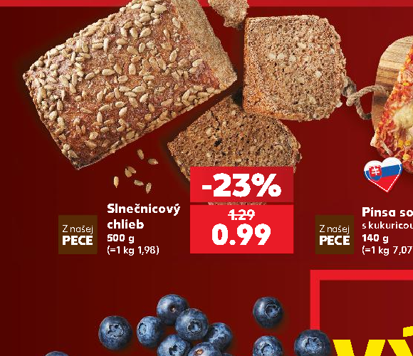 Slnečnicový chlieb PECE 500 g