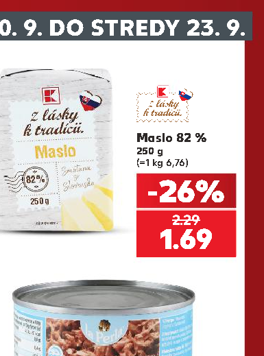 Maslo 82 %