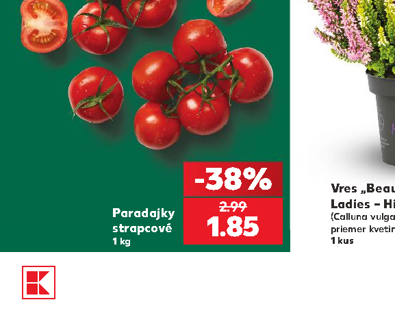 Paradajky strapcové