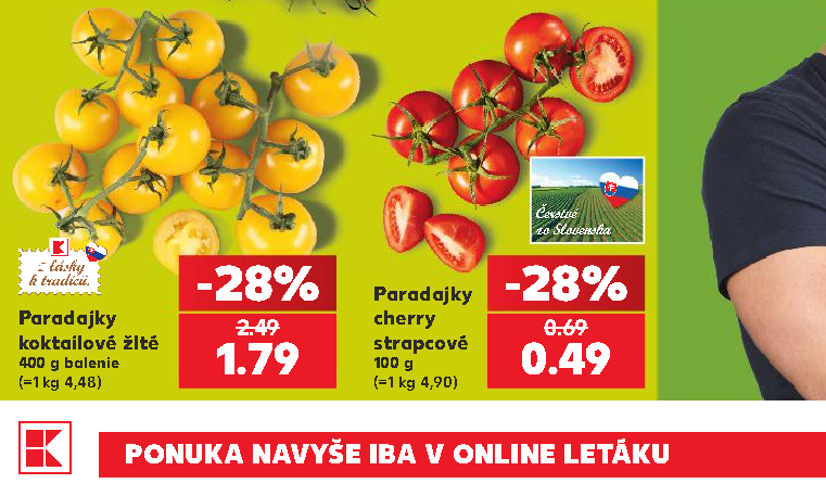 Paradajky cherry strapcové