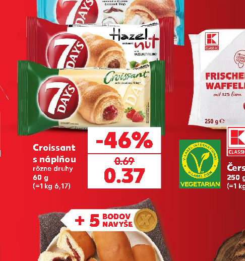 Croissant s náplňou