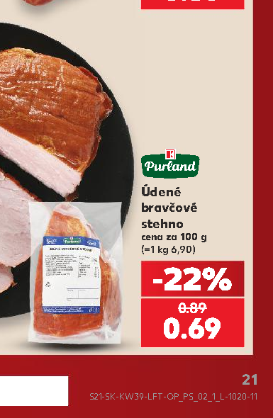 Údené bravčové stehno