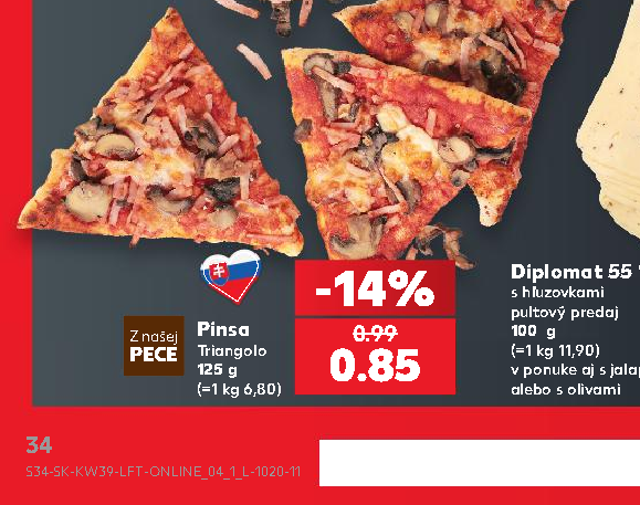 Pinsa PECE Triangolo