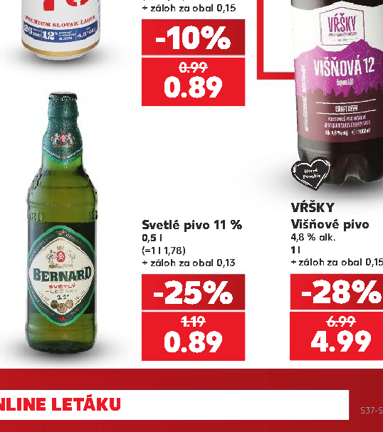 Svetlé pivo 11 %