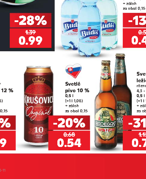 Svetlé pivo 10 %