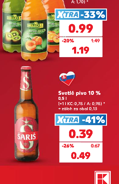 Svetlé pivo 10 %