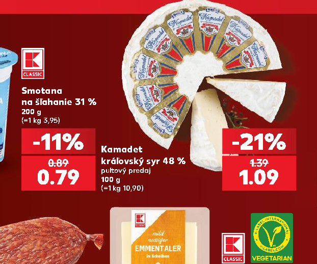 Kamadet kráľovský syr 48 %
