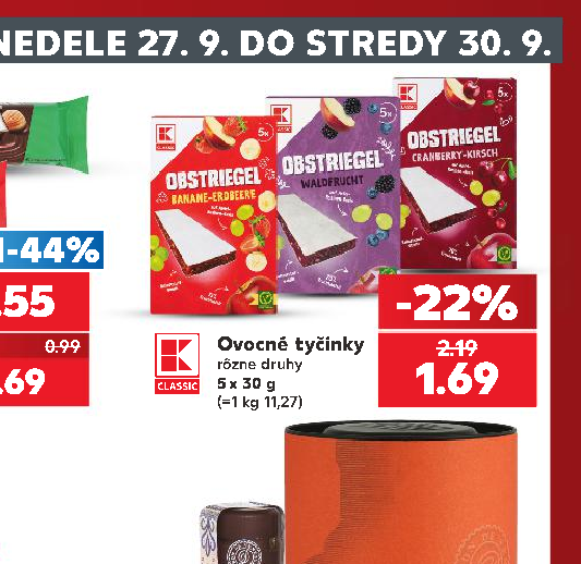Ovocné tyčinky