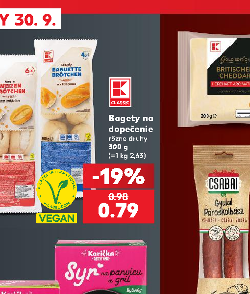 Bagety na dopečenie