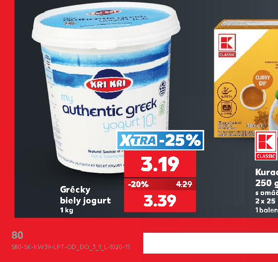 Grécky biely jogurt
