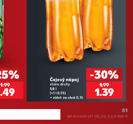 Čajový nápoj