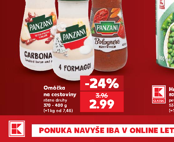 Omáčka na cestoviny