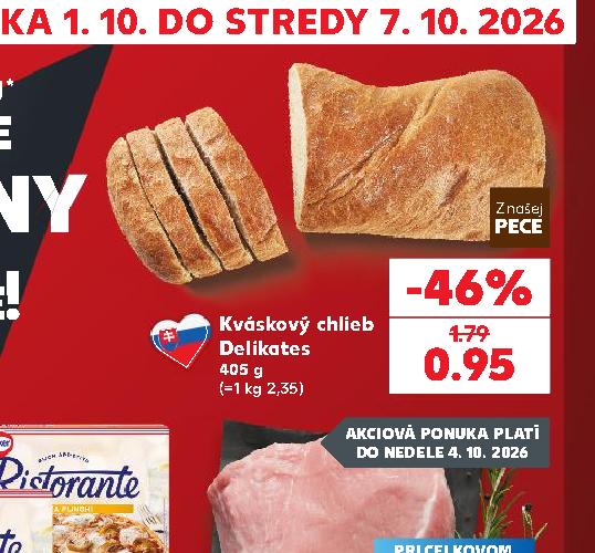 Kváskový chlieb Delikates