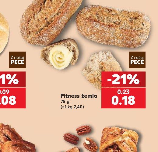 Fitness žemľa
