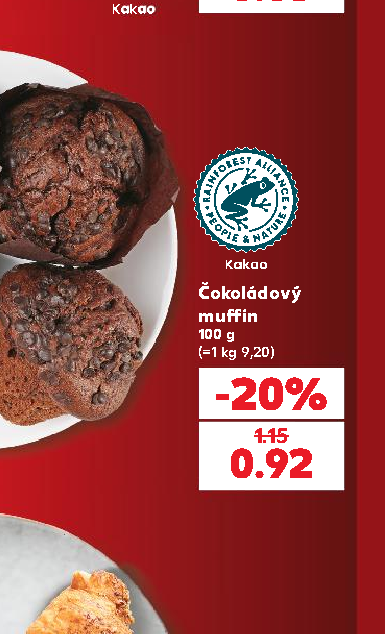 Čokoládový muffin